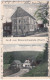Gruß Aus BRAUNSCHWENDE Mansfeld Süd Harz Gasthof Goldener Löwe Wasser Mühle Mill Molen 4.1.1923 ASCHERSLEBEN Infla Frank - Mansfeld