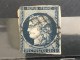 FRANCE  YT N°4.  Oblitéré°. Bleu Foncé.1850. - 1849-1850 Ceres