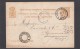 E.P. 10 CENT. BRUN.E. BECK LUXEMBOURG.CONVOYEUR LUXEMBOURG PAR BRUXELLES, POUR GRAMMONT AVEC VARIETES(VOIR SCANS/DESCR.) - Entiers Postaux