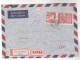 1962 REGISTERED EXPRESS Piestany  CZECHOSLOVAKIA  COVER 20h 3k Kladno Steel Mill Stamps To Praha - Covers & Documents