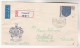 1969 REGISTERED CZECHOSLOVAKIA COVER Stamps 3k HERALDIC LION  50h  To Canada Fdc - Covers & Documents