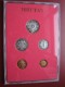 Bhutan 1979 5 Coin Set Proof By Royal Mint Cased - Bhoutan