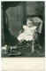 BABY WITH ROCKING HORSES / POSTMARK - EDINBURGH / ADDRESS - EAST LINTON, STATION HOUSE - East Lothian