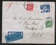 SWEDEN   Scott #353,360+361 On AIRMAIL COVER To BRADFORD,PA. USA (7/11/45) - Lettres & Documents