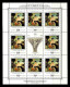 RUSSIA 1997 CENTENARY OF STATE RUSSIAN ART MUSEUM ST. PETERSBURG  4  MINI SHEETS  MNH - Feuilles Complètes