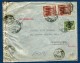 Egypte - Enveloppe Commerciale En Recommandée Du Caire Pour La France En 1954 Avec Contrôle Postal   2 Scans - Réf. S 14 - Lettres & Documents