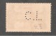 Perforé/perfin/lochung France No 302 C.L  Ctédit Lyonnais (230) - Altri & Non Classificati