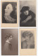 12 OUDE ANSICHTEN : VROUW - FRAU - WOMAN - FEMME - Portret/Portrait -  (6 Scans) - Fotografie