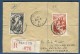 France - Enveloppe En Recommandée De Paris Pour Nottingham En 1947     Voir 2 Scans - Réf. S 75 - 1921-1960: Période Moderne