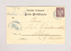 China TIENTSIN 23.9.1906 Postkarte Mit Half Cent Dragon Nach Achim Bremen - Lettres & Documents