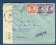 Grande Bretagne / Inde - Enveloppe Pour Cambridge  En 1943 Avec Contrôle Postal   Voir 2 Scans - Réf. S 110 - 1936-47 King George VI