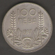 BULGARIA 100 LEBA 1937 AG SILVER - Bulgaria