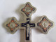 SILVER WITH ENAMEL ORTHODOX CROSS,WEIGHT=373 GR.SIZE=280 X 165 X 7 MM - Silberzeug