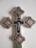 Delcampe - SILVER WITH ENAMEL ORTHODOX CROSS,WEIGHT=373 GR.SIZE=280 X 165 X 7 MM - Silberzeug