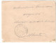 Carta Con Salida En Castilblanco(badajoz) 29-6-1937, Sin Franqueo Y En El Anverso Nota Certificada De Carencia De Sellos - Cartas & Documentos