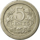 Monnaie, Pays-Bas, Wilhelmina I, 5 Cents, 1909, SUP, Copper-nickel, KM:137 - 5 Centavos