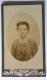 Portrait CDV Ancien Jeune Fille Jules Planchais Photographe Amateur Chatillon Sur Colmont 53 - Autres & Non Classés