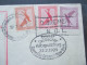 DR Luftpost 1929 Schnelldampfer Bremen. Norddeutscher Lloyd. Erster Deutscher Katapultlug. Katapultpost. Bremen - NY - Airmail & Zeppelin