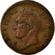 Monnaie, Monaco, Honore V, 5 Centimes, Cinq, 1837, Monaco, TTB, Cast Brass - Charles III.