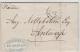 USA030 / Per N.Y., Onforwarding Agent Mit Trans. Brit. Und Via Ostende 1871 Nach Antwerpen - …-1845 Préphilatélie