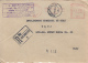 48748- AMOUNT 1.55, METALLOGLOBUS COMPANY, BUCHAREST, RED MACHINE STAMPS ON REGISTERED COVER, 1968, ROMANIA - Covers & Documents