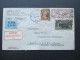 USA 1930 Special Delivery Expres Brief / Mit Luftpost Befördert Hamburg Fuhlsbüttel Flugplatz. Cedarhurst - Karlsruhe. - 1c. 1918-1940 Covers