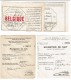 10 Documents C1935 Yacht Belge THETIS, Douanes, Droits De Navigation, Halage Calais, Dover Harbour, Navigation De Nuit.. - Autres & Non Classés