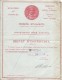 Ministére Des Finances/ Pensions D´Invalidité/Majorations Pour  Enfants/Brevet D´inscription/1950   BA41 - Dokumente
