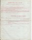 Ministére Des Finances/ Pensions D´Invalidité/Majorations Pour  Enfants/Brevet D´inscription/1950   BA41 - Documents