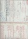 Ministére Des Finances/ Pensions D´Invalidité/Invalide/Brevet D´inscription/1950   BA42 - Documents