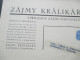 Böhmen Und Mähren 1941 Streifband / Zeitungsmarke Nr. 118 Waagerecht Gezähnt!! Zajmy Kralikaru. Komplettes Streifband. - Lettres & Documents