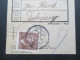 Böhmen Und Mähren 1943 Frankierter Einlieferungsschein Nr. 95 EF Toller Beleg / Selten! Wsetin - Brieven En Documenten
