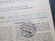 Delcampe - Böhmen Und Mähren 1944 Paketkarte Prag Nach Altenburg (Thüringen) Waldlager / Böhmisches Lager KZ Buchenwald?! BP. RRR - Covers & Documents