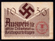 1936 Ausweis Für Aktive Teilnehmer Des Reichsparteitages, - Documenti Storici