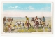 U.S.A - FIRST SANTA FE TRAIN - INDIANS - AFTER PAINTING BY SAUERWIN - Santa Fe