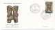 POLYNESIE FRANCAISE - 4 FDC - Art Des Iles Marquises - 1967 - FDC