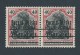 1918.PAIR GERMANIA 40 F. STAMPS.PRINTING ERROR ON ONE STAMP. "  POCATA POLSKA " - Unused Stamps
