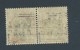1918.PAIR GERMANIA 40 F. STAMPS.PRINTING ERROR ON ONE STAMP. "  POCATA POLSKA " - Unused Stamps