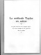 Méthode TAYLOR Chez MICHELIN - Autres & Non Classés