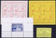 Nederland  1934 - Rakettenpost Blok Met Opschrift "Nederl. Luchtvaart-Onderneming +4 X Raketpostlabel - Luftpost