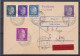 Allemagne- Empire - Ukraine - Carte Postale Exprès Recom De 1944 - Oblitération Brest Litowsk - Expédié Vers Lorch - - Occupation 1938-45