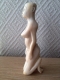 STATUETTE FEMME AFRICAINE SEINS NUS EN IVOIRE - African Art