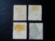 VERY RARE 4 NEW ZEALAND ONE PENNY USED STAMP TIMBRE HARD TO FIND LOW PRICE - Gebraucht