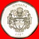 § GREAT BRITAIN: GUYANA &#9733; GOLD HEPTAGONAL 10 DOLLARS 2007 MINT LUSTER! LOW START &#9733; NO RESERVE! - Guyana