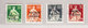 Schweiz Dienstmarken SDN DIII 1935/1944 # 9z Bis 12z Signiert - Service