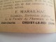 Petit Fascicule/Catalogue/Secret De Santé/Marailhac/Choisy Le Roi/Ploton Et Chave/St Etienne/Vers 1910-1930       PARF92 - Other & Unclassified
