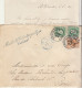 EAV N° 28 +30 X 2 O. Bruxelles 1882, Griffe "Ministre De L´Education Publique"-> Paris (2 Scans) - 1869-1883 Leopold II