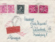Paire Du 685 A; Paire713 Et N° 696 LeopoldIII / Lettre En EXPRES Vers L'ALLLEMAGNE - 1936-1957 Open Kraag