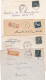 - 10 % 4 Enveloppes RECOMMANDE De Chenee Bierset Awans Bertrix Et Gent 2 - 1946 -10%