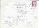 N° 1263 I  SUR LETTRE 1962 CIRCULEE PARIS A PARIS CACHETS FACTEUR RECTO VERSO  Q + PARIS DISTRUTION + FLAMME - 1961-....